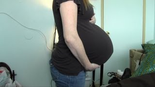 37 Weeks Pregnant With Twins [upl. by Reniar47]