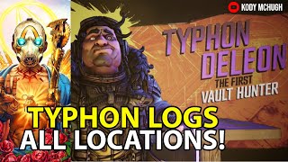 WHERE TO FIND ALL TYPHON LOGS  DEAD DROP CHESTS  Borderlands 3 Crew Challenges [upl. by Ludwigg399]