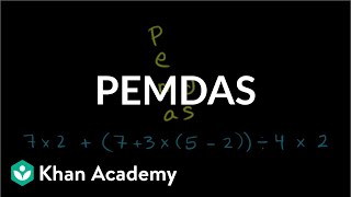 Order of operations PEMDAS  Arithmetic properties  PreAlgebra  Khan Academy [upl. by Isidore]