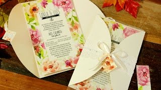 CREA TUS PROPIAS INVITACIONES  FÁCIL Y CHULISIMO [upl. by Aruat]