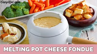 Melting Pot Fondue  Classic Cheese Fondue [upl. by Gitt]