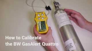 BW GasAlert Quattro Calibrate [upl. by Gerson]