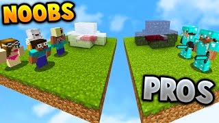 TWO PROS VS NOOBS  Minecraft BED WARS with PrestonPlayz [upl. by Solley316]