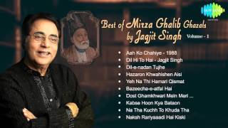 Best of Mirza Ghalib Ghazals by Jagjit Singh Vol 1 Ghazal Hits Audio Jukebox [upl. by Nehgaem806]