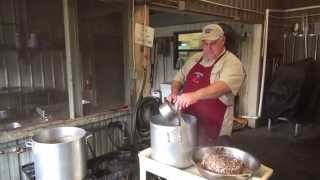 Makin Boudin at BampO Kitchen and Grocery in Southwest Louisiana [upl. by Gulick]