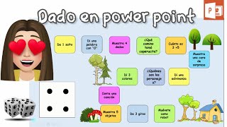 cómo hacer un dado en power point [upl. by Pascoe]