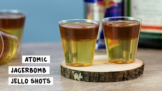 Atomic Jägerbomb Jello Shots [upl. by Kunin740]