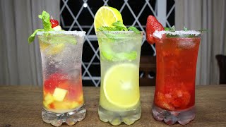 Tres bebidas refrescantes  micheladas de soda 🍸🍹🍷 [upl. by Muns]