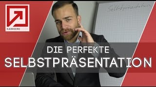 Vorstellungsgespräch  die perfekte Selbstpräsentation mit Beispiel [upl. by Annairam102]