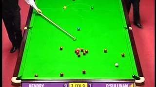 2004 World Snooker Championship SF Ronnie OSullivan vs Stephen Hendry Session 2 BBC [upl. by Gnouv737]