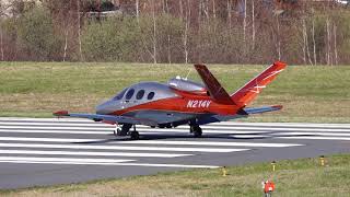 Cirrus Vision Jet takeoff [upl. by Alliuqa459]