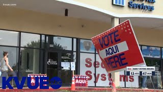 Voting in Texas What to know about early voting mailin ballot dropoff locations  KVUE [upl. by Boeschen]