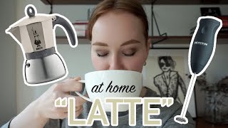 HOW TO MAKE A quotLATTEquot AT HOME moka pot  frother [upl. by Zeitler]