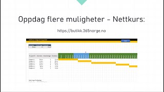 Excel tips Slik lager du gantt diagram med fremdriftsplan i Excel [upl. by Reich]