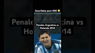 Penales Argentina vs Holanda mundial 2014😱⚽️ [upl. by Natanoy]