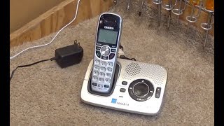 Uniden DECT1580 DECT 6 Cordless Phone  Initial Checkout [upl. by Ferneau166]