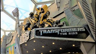 Universal Studios Singapore  Transformers Ride 3D  Front Seat  POV [upl. by Onurb300]