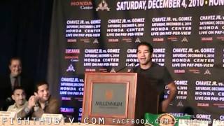 Chavez jr vs Alfonso Gomez highlights w Gomez rap Donaire and Rios [upl. by Amrac]