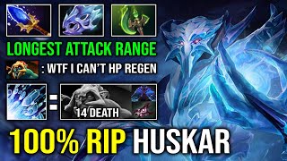 If Theres Huskar Just Pick AA to 1 Shot Him with Unlimited Freeze DPS Longest Attack Range Dota 2 [upl. by Ielarol]