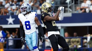 Dallas Cowboys lost to the New Orleans Saints 4419 Alvin Kamara goes off for 4 TDs [upl. by Mylor]