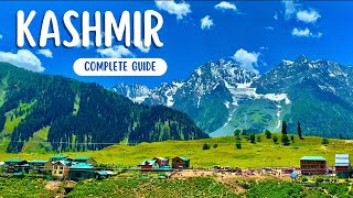 Kashmir Tour Complete Guide  All Information About Kashmir Trip [upl. by Nainatrad]