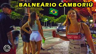 🇧🇷 Balneário Camboriú Brazil Nightlife 【 4K UHD 】 [upl. by Schoof]