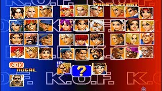 The King of Fighters 98 All Characters PS1 [upl. by Sreip240]