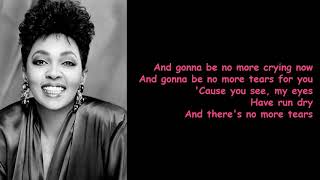 No More Tears by Anita Baker Lyrics [upl. by Durand]