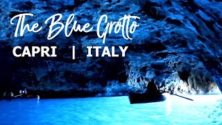 Blue Grotto Capri Italy  Grotta Azzurra Italia [upl. by Tiernan]