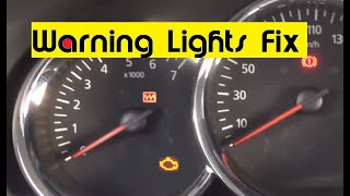 Engine Check Warning Lamp Fix  Renault Duster [upl. by Ribaudo]