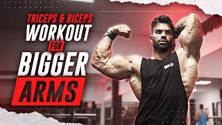 Full Biceps amp Triceps Workout for BIGGER Arms 💪 Sergi Costance [upl. by Hershell135]