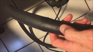 fix an inner tube with burning rubber [upl. by Angela900]