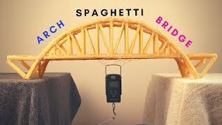 Making a Spaghetti Bridge and Testing it 🍝 [upl. by Treve377]