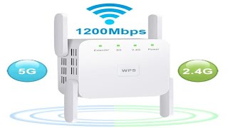 Wireless WiFi Repeater 24G5Ghz Setup [upl. by Eelarbed]