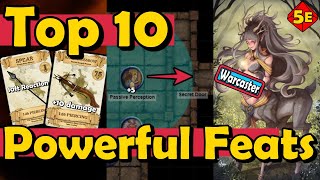 Top 10 Most Powerful Feats in DnD 5E [upl. by Gabrielle]