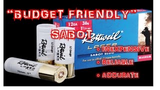 quotBUDGETquot Shotgun SABOT Slug Rottweil Laser Accuracy Review pt2 [upl. by Daph]