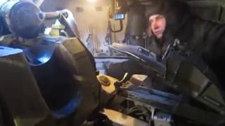 Inside a russian tankartillery that is firing [upl. by Blaire835]