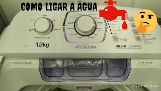 Como instalar agua máquina de lavar Eletrolux Jet e Clean 12kg [upl. by Aihsekan]