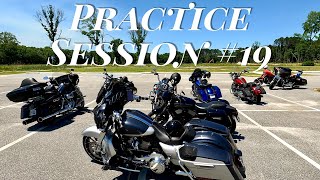 Practice Session 19  Advanced Slow Speed Motorcycle Riding Skills [upl. by Enasus]