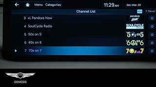 Radio Features  Genesis GV70  HowTo  Genesis USA [upl. by Bowlds]