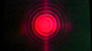 Optics Fraunhofer diffraction  circular apertures  MIT Video Demonstrations in Lasers and Optics [upl. by Harvison]