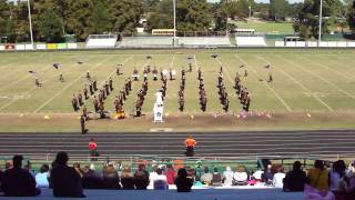 Delcambre High School Marching Band  Morgan City 101709 [upl. by Yecnuahc]