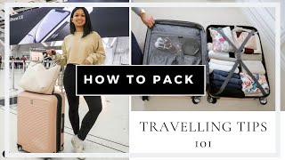 How to Pack Your Suitcase for Travel Packing Tips  Nathalee Pauline [upl. by Lanta]