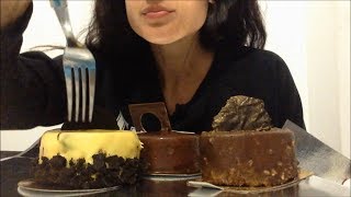 EATING Chocolate Cake Desserts 🍫🍰 ASMREating Sounds [upl. by Jamil]