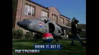 Pepsi Points Harrier Jet 90s Commercial [upl. by Ayikal]