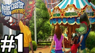 RollerCoaster Tycoon Adventures Gameplay Walkthrough Part 1  Nintendo Switch [upl. by Ahsila]