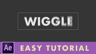 How To Wiggle Expression in After Effects  Easy Tutorial [upl. by Annatsirhc]