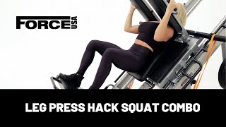 Force USA Ultimate Leg Press Hack Squat Combo [upl. by Eiddet]