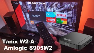 Tanix W2A Amlogic S905W2 Android 11 Review [upl. by Breban]