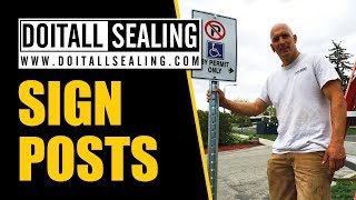 Sign Post Installation 4K [upl. by Seroka]